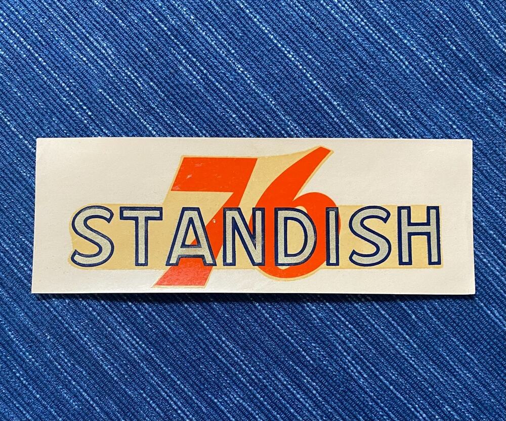 VTG Union 76 Oil Standish Lassen California Decal Gas Station Travel Souvenir